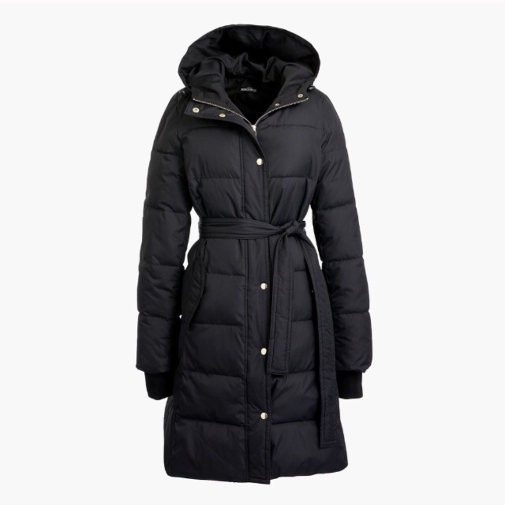 J. Crew Factory Black Winter Coat
